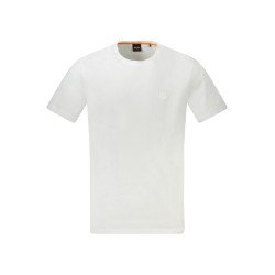 HUGO BOSS T-SHIRT MANICHE CORTE UOMO BIANCO