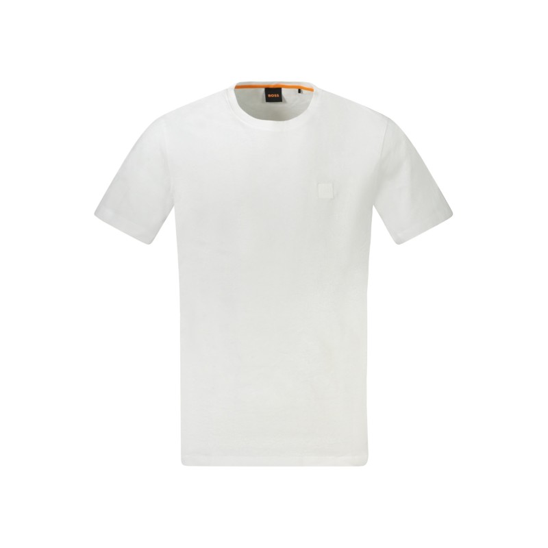 HUGO BOSS T-SHIRT MANICHE CORTE UOMO BIANCO