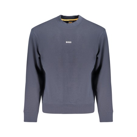 HUGO BOSS FELPA SENZA ZIP UOMO BLU