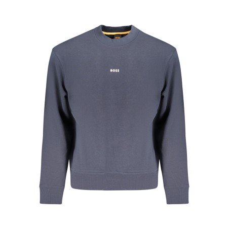 HUGO BOSS FELPA SENZA ZIP UOMO BLU