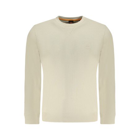 HUGO BOSS FELPA SENZA ZIP UOMO BEIGE