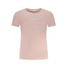 GUESS JEANS T-SHIRT MANICHE CORTE DONNA ROSA