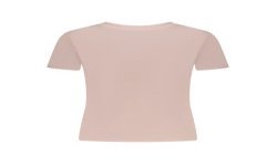 GUESS JEANS T-SHIRT MANICHE CORTE DONNA ROSA