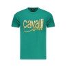 CAVALLI CLASS T-SHIRT MANICHE CORTE UOMO VERDE