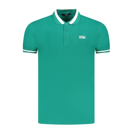 CAVALLI CLASS POLO MANICHE CORTE UOMO VERDE