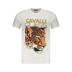 CAVALLI CLASS T-SHIRT MANICHE CORTE UOMO BIANCO