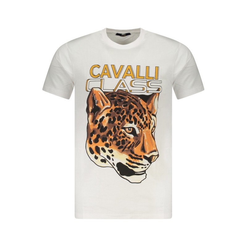 CAVALLI CLASS T-SHIRT MANICHE CORTE UOMO BIANCO