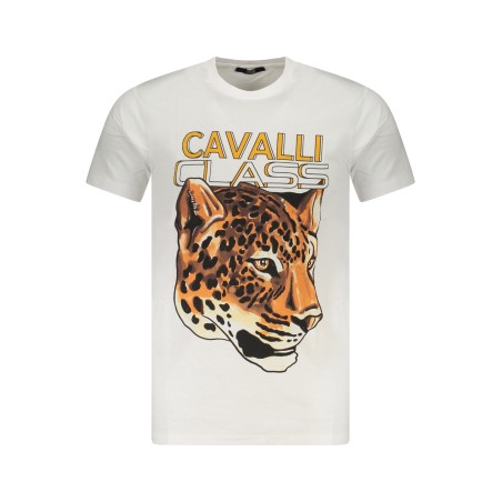 CAVALLI CLASS T-SHIRT MANICHE CORTE UOMO BIANCO