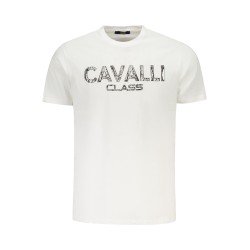 CAVALLI CLASS T-SHIRT MANICHE CORTE UOMO BIANCO
