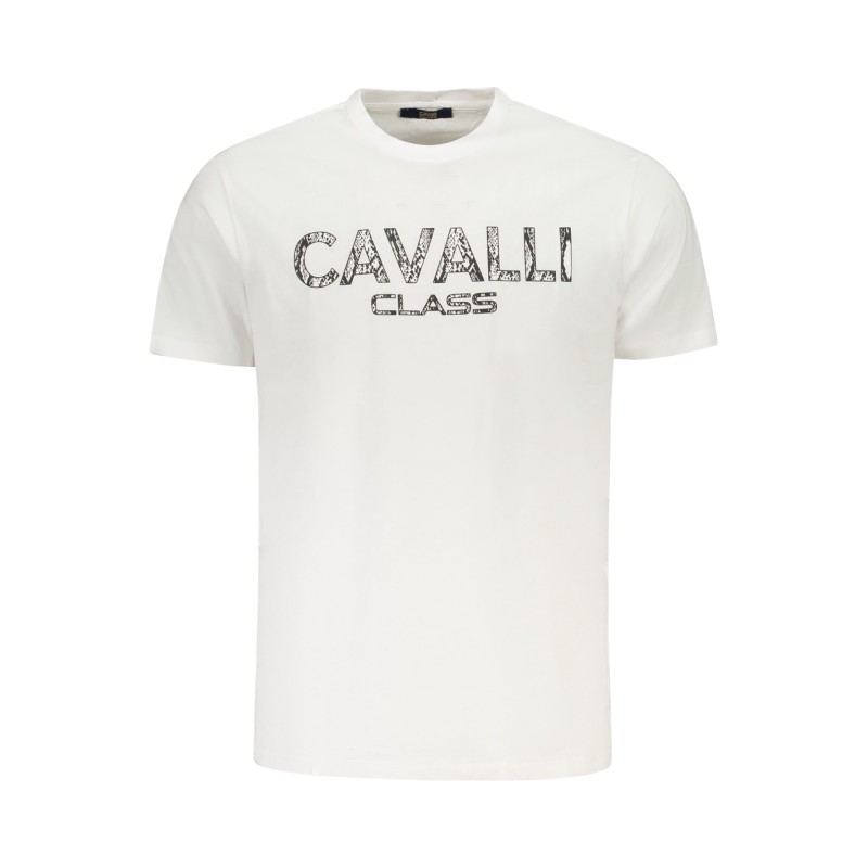 CAVALLI CLASS T-SHIRT MANICHE CORTE UOMO BIANCO