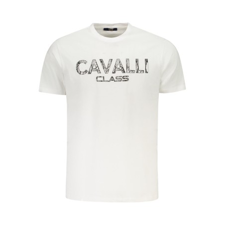 CAVALLI CLASS T-SHIRT MANICHE CORTE UOMO BIANCO