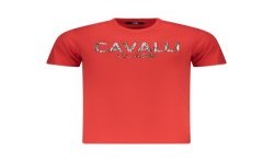 CAVALLI CLASS T-SHIRT MANICHE CORTE UOMO ROSSO