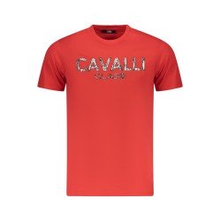 CAVALLI CLASS T-SHIRT MANICHE CORTE UOMO ROSSO