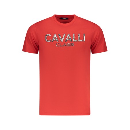 CAVALLI CLASS T-SHIRT MANICHE CORTE UOMO ROSSO