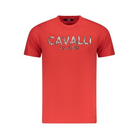CAVALLI CLASS T-SHIRT MANICHE CORTE UOMO ROSSO