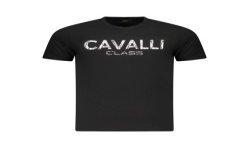 CAVALLI CLASS T-SHIRT MANICHE CORTE UOMO NERO