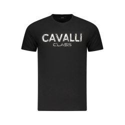 CAVALLI CLASS T-SHIRT MANICHE CORTE UOMO NERO