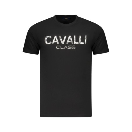 CAVALLI CLASS T-SHIRT MANICHE CORTE UOMO NERO