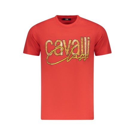 CAVALLI CLASS T-SHIRT MANICHE CORTE UOMO ROSSO