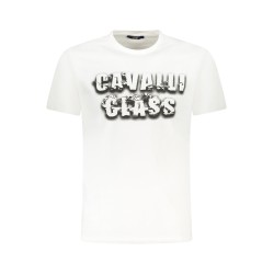 CAVALLI CLASS T-SHIRT MANICHE CORTE UOMO BIANCO