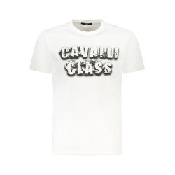 CAVALLI CLASS T-SHIRT MANICHE CORTE UOMO BIANCO