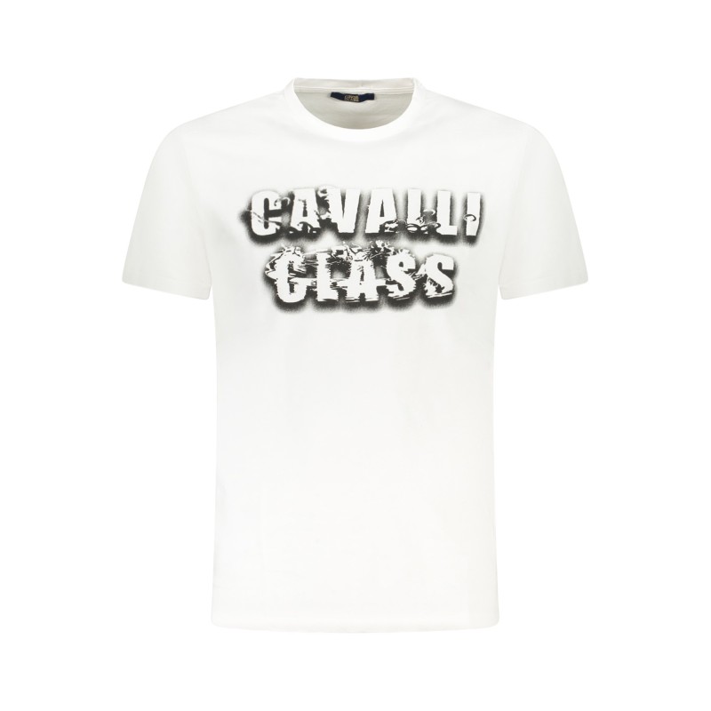 CAVALLI CLASS T-SHIRT MANICHE CORTE UOMO BIANCO