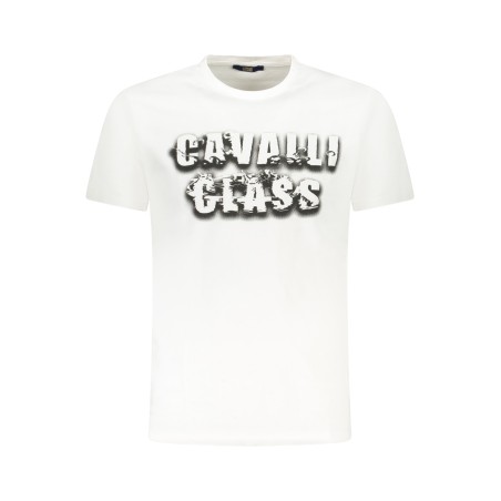 CAVALLI CLASS T-SHIRT MANICHE CORTE UOMO BIANCO