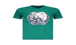 CAVALLI CLASS T-SHIRT MANICHE CORTE UOMO VERDE