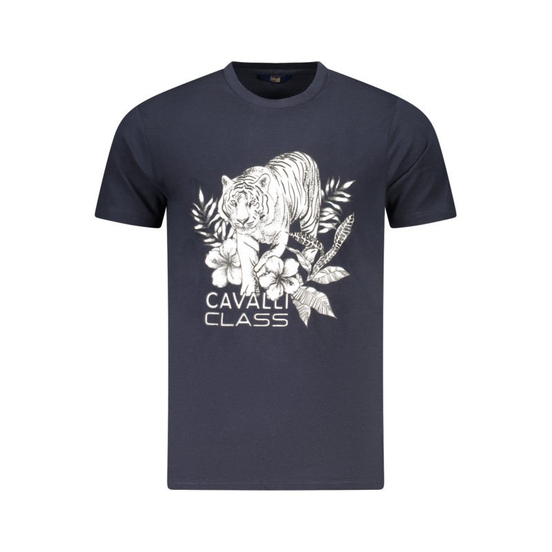 CAVALLI CLASS T-SHIRT MANICHE CORTE UOMO BLU