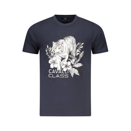 CAVALLI CLASS T-SHIRT MANICHE CORTE UOMO BLU