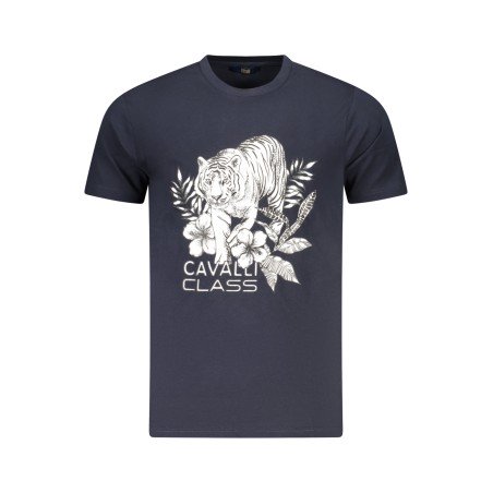 CAVALLI CLASS T-SHIRT MANICHE CORTE UOMO BLU