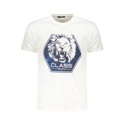 CAVALLI CLASS T-SHIRT MANICHE CORTE UOMO BIANCO