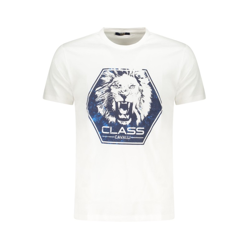 CAVALLI CLASS T-SHIRT MANICHE CORTE UOMO BIANCO