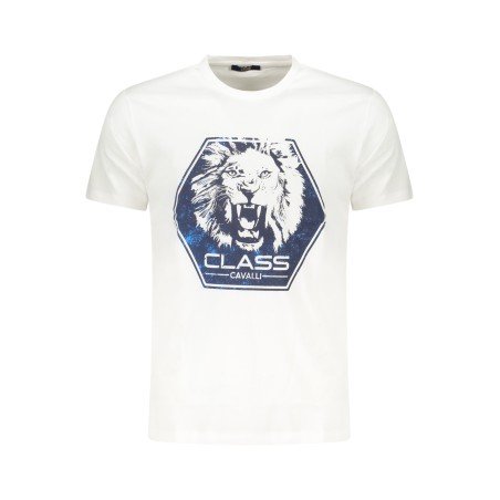 CAVALLI CLASS T-SHIRT MANICHE CORTE UOMO BIANCO