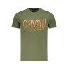 CAVALLI CLASS T-SHIRT MANICHE CORTE UOMO VERDE