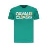 CAVALLI CLASS T-SHIRT MANICHE CORTE UOMO VERDE