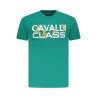 CAVALLI CLASS T-SHIRT MANICHE CORTE UOMO VERDE