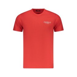 CAVALLI CLASS T-SHIRT MANICHE CORTE UOMO ROSSO