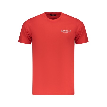 CAVALLI CLASS T-SHIRT MANICHE CORTE UOMO ROSSO