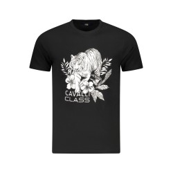 CAVALLI CLASS T-SHIRT MANICHE CORTE UOMO NERO