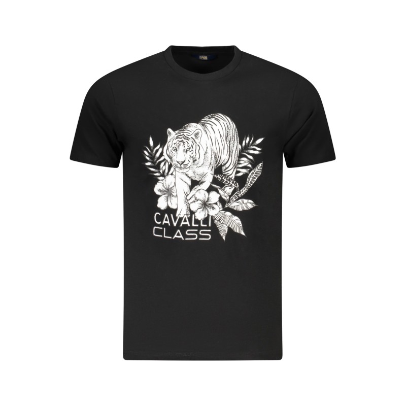 CAVALLI CLASS T-SHIRT MANICHE CORTE UOMO NERO