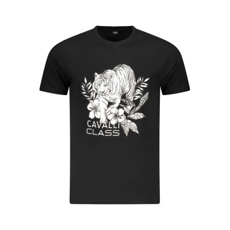 CAVALLI CLASS T-SHIRT MANICHE CORTE UOMO NERO
