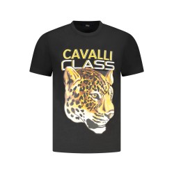 CAVALLI CLASS T-SHIRT MANICHE CORTE UOMO NERO