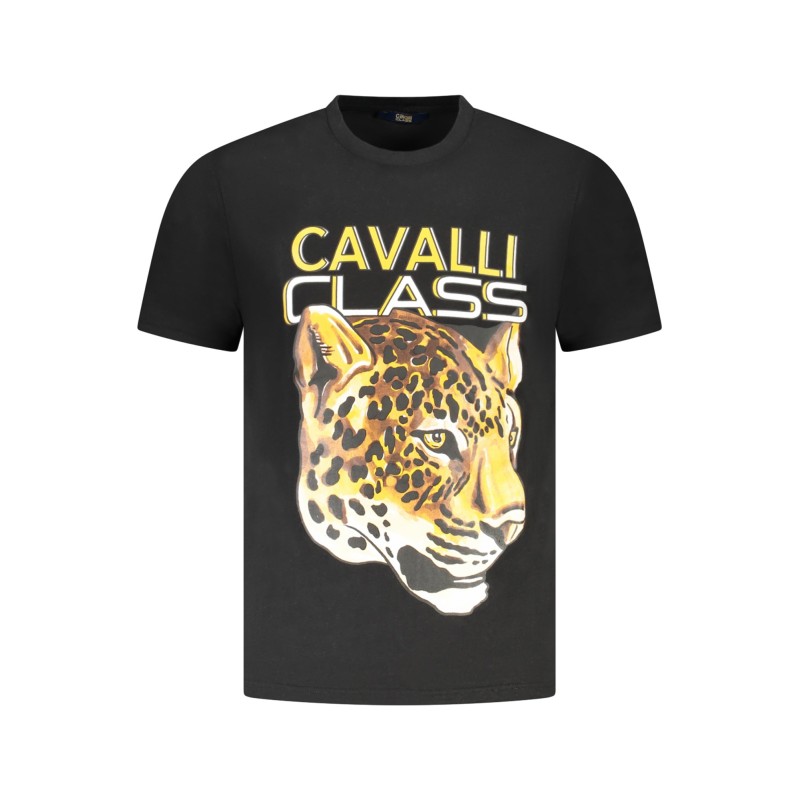 CAVALLI CLASS T-SHIRT MANICHE CORTE UOMO NERO