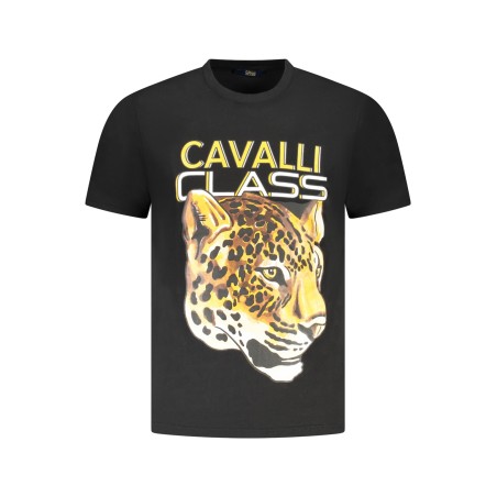 CAVALLI CLASS T-SHIRT MANICHE CORTE UOMO NERO