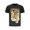 CAVALLI CLASS T-SHIRT MANICHE CORTE UOMO NERO