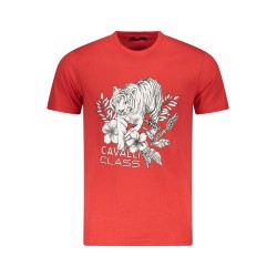 CAVALLI CLASS T-SHIRT MANICHE CORTE UOMO ROSSO