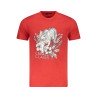 CAVALLI CLASS T-SHIRT MANICHE CORTE UOMO ROSSO