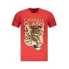 CAVALLI CLASS T-SHIRT MANICHE CORTE UOMO ROSSO