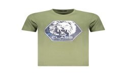 CAVALLI CLASS T-SHIRT MANICHE CORTE UOMO VERDE